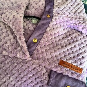 Simply Southern women’s Purple Textured fleece